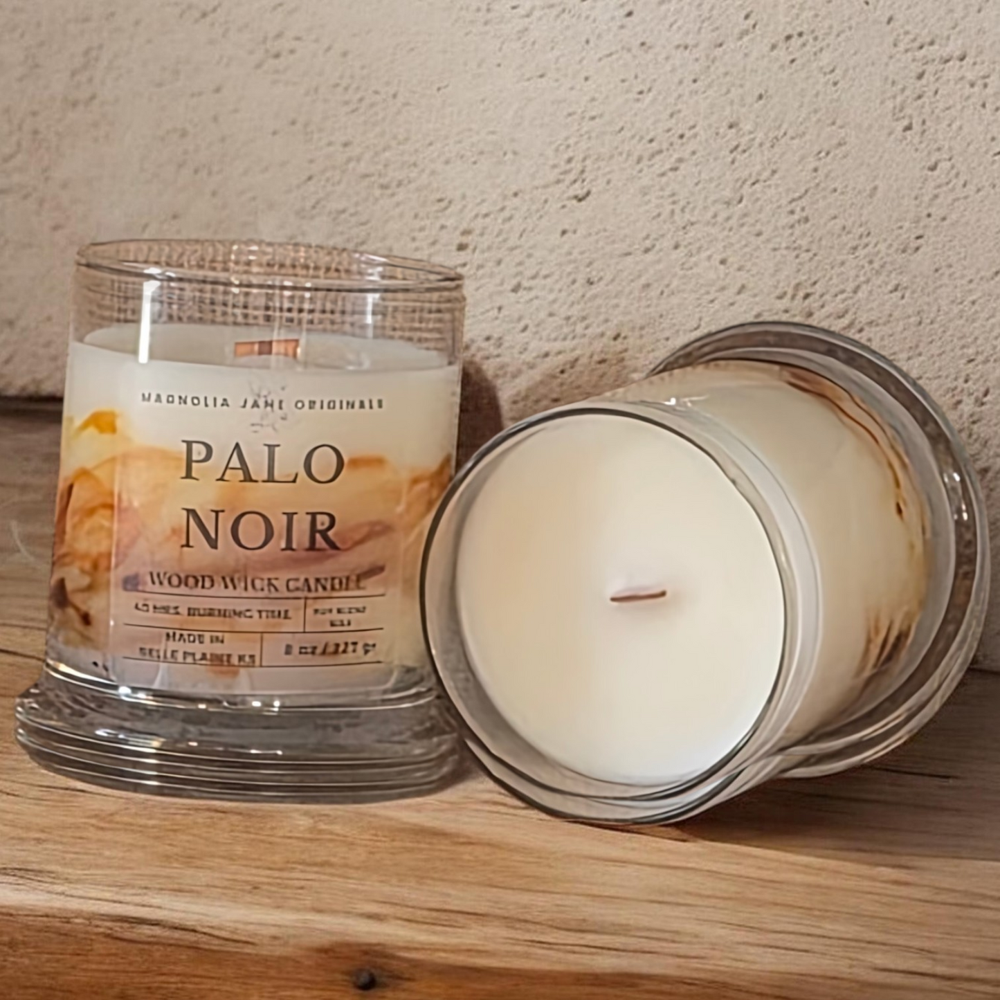 POLO NOIR - WOODEN WICK CANDLE