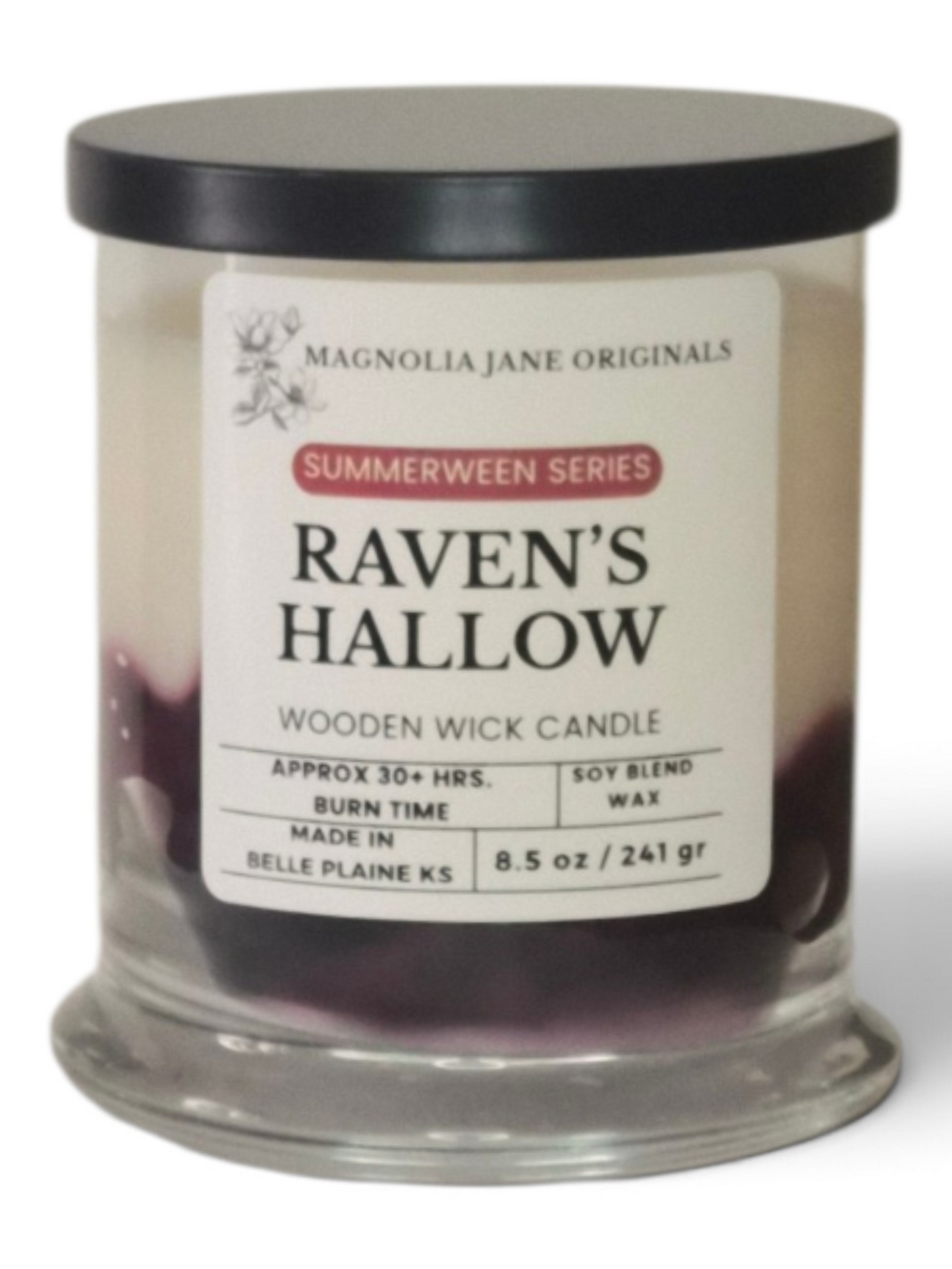 Raven's Hallow - Wooden Wick Candle