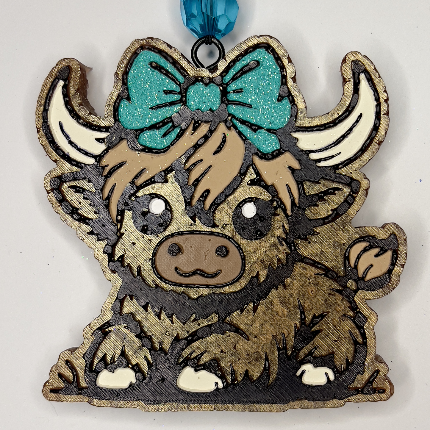 Freshie-Baby Highland Cow w/Bow