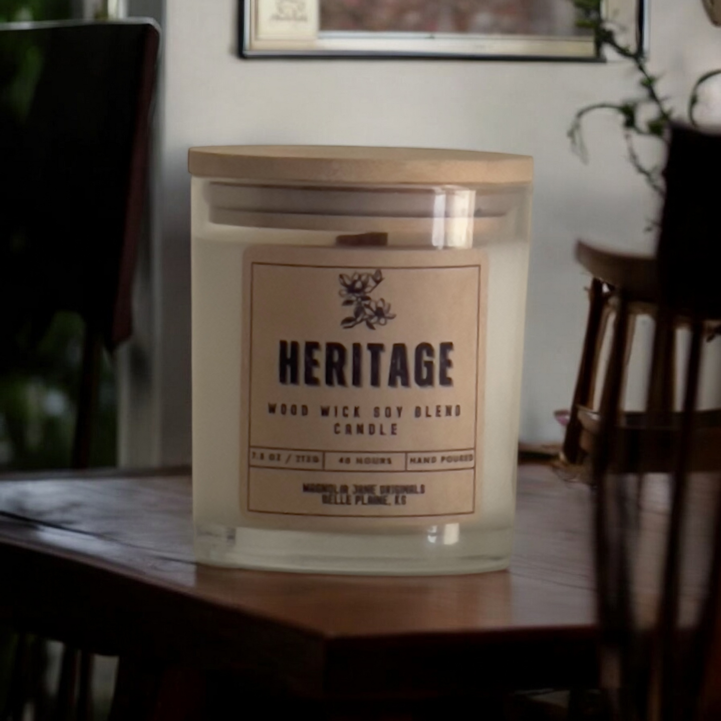 HERITAGE - WOOD WICK CANDLE
