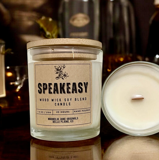 SPEAKEASY - WOOD WICK CANDLE