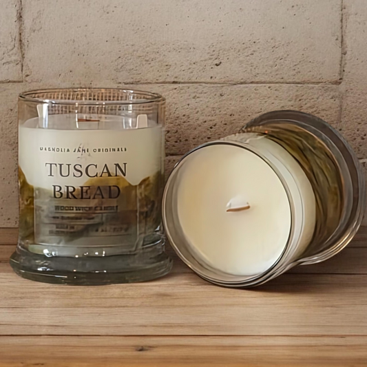 TUSCAN BREAD -  WOOD WICK CANDLE
