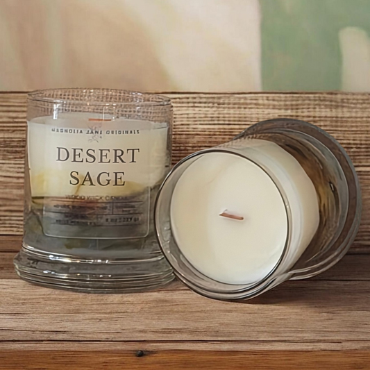 DESERT SAGE -  WOOD WICK CANDLE