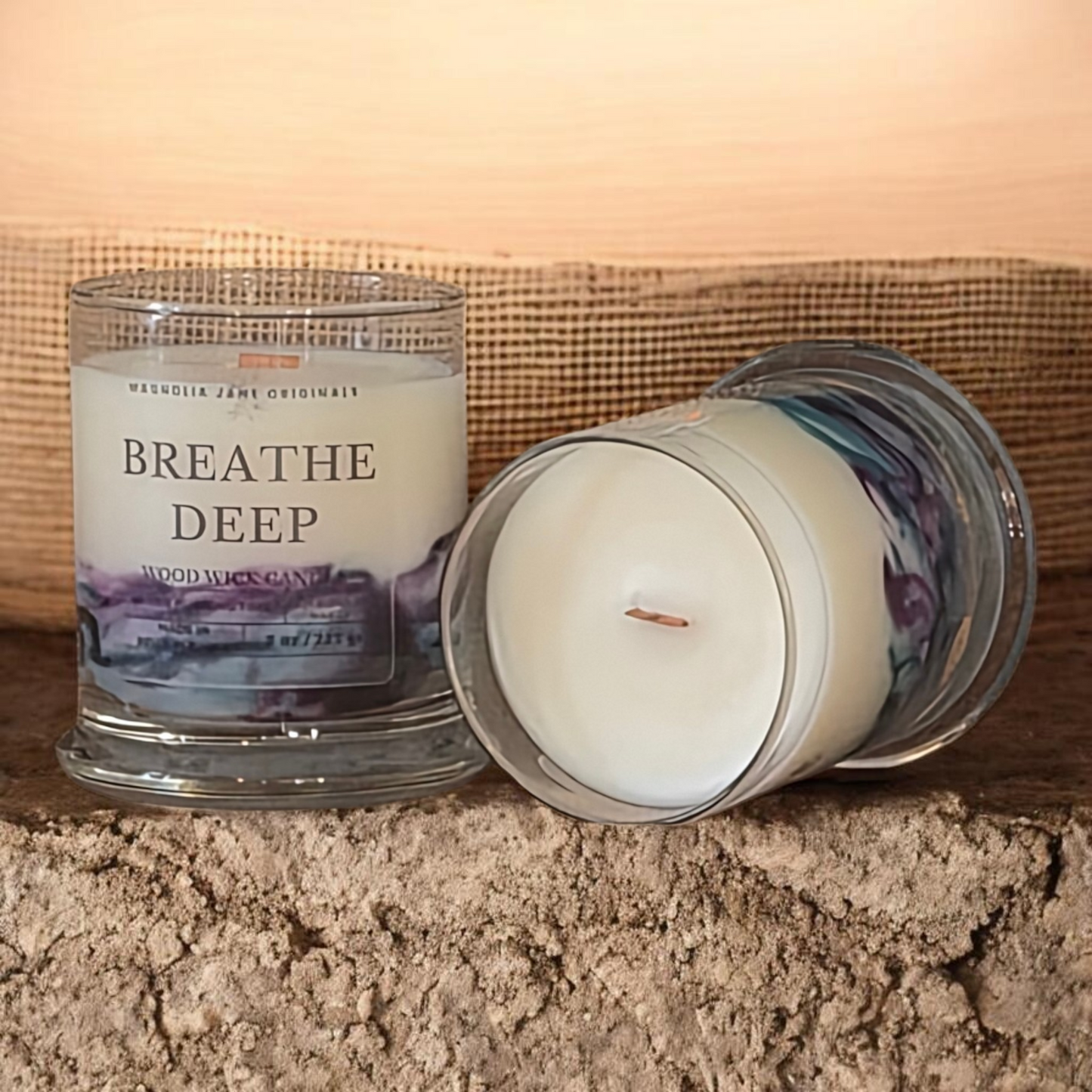 BREATHE DEEP - WOODEN WICK CANDLE