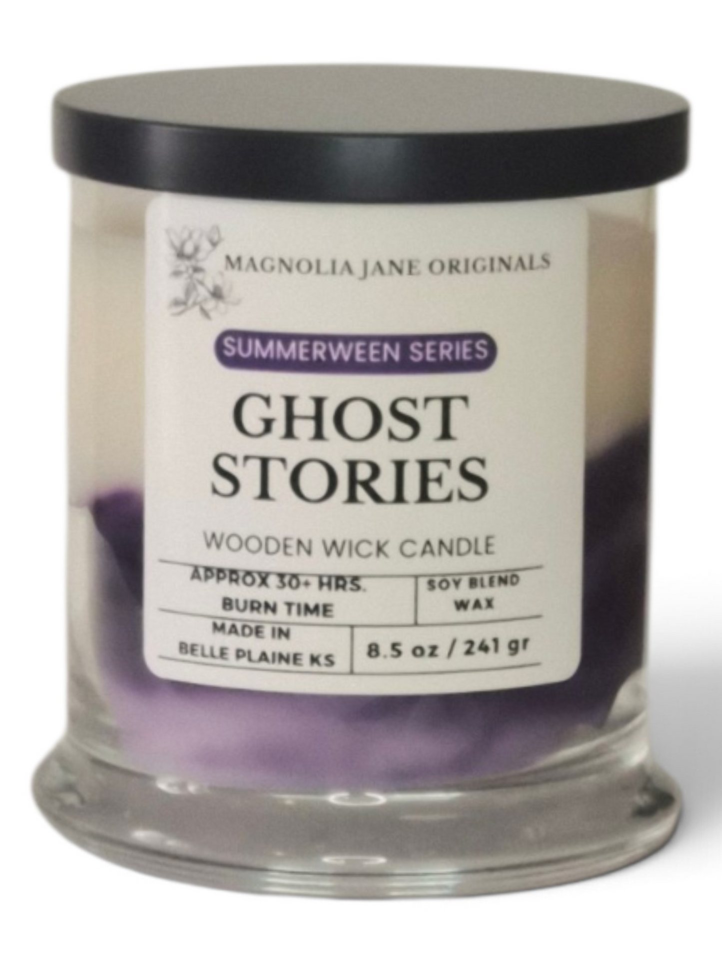 Ghost Stories- Wooden Wick Candle