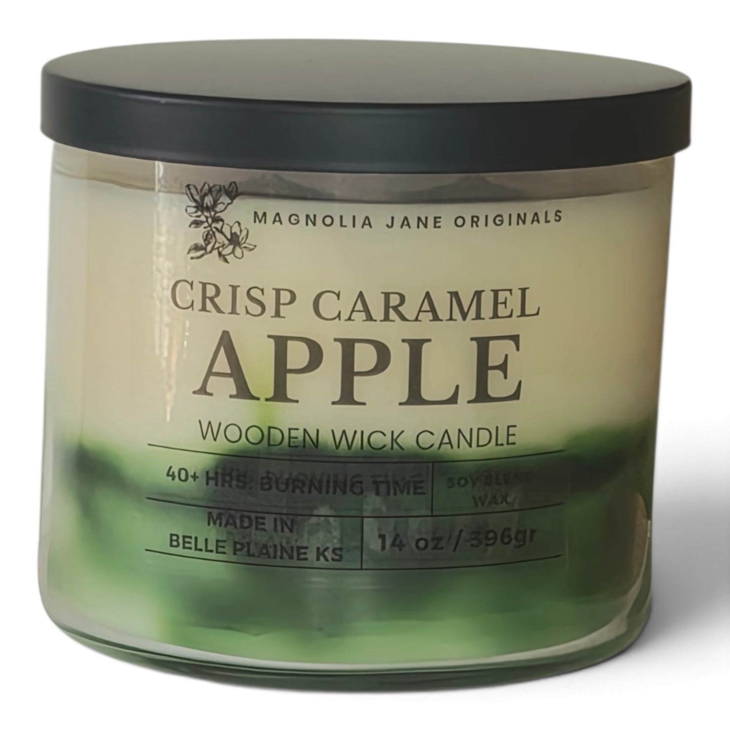 Crisp Caramel Apple - Wooden Wick Candle