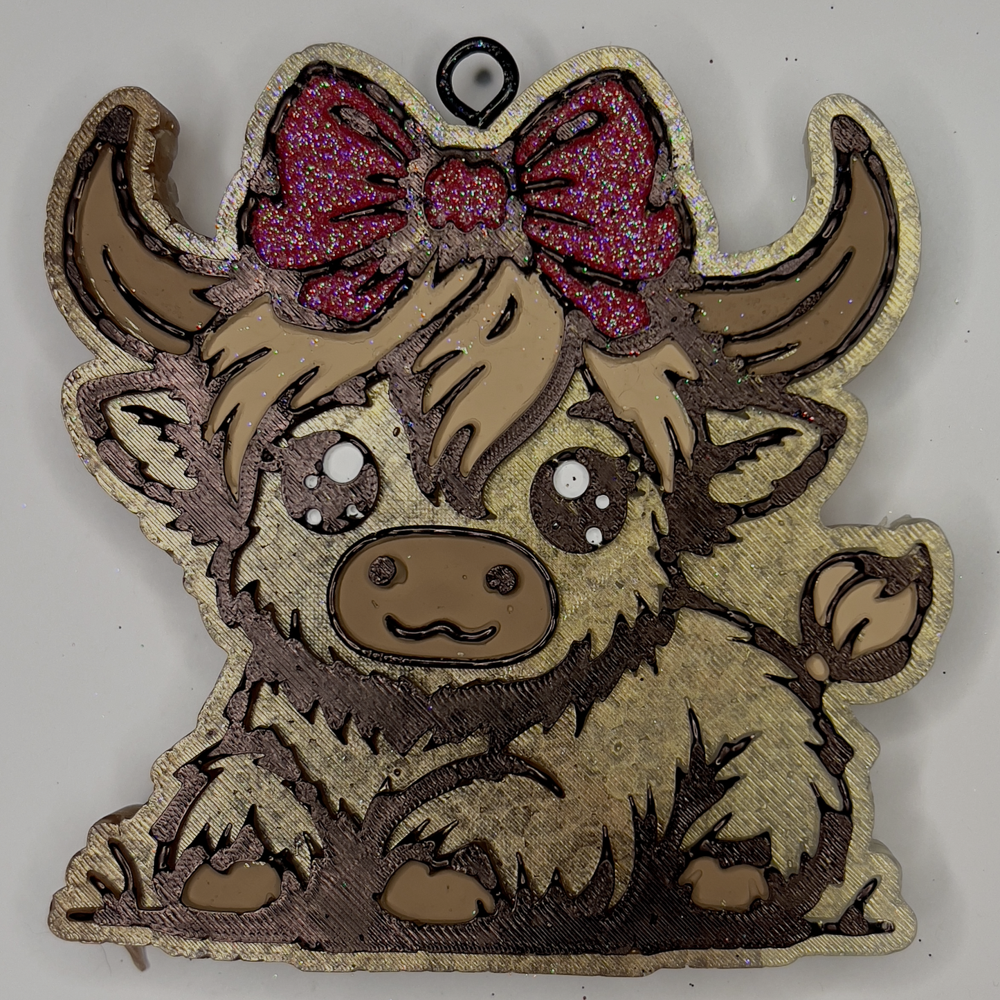 Freshie-Baby Highland Cow w/Bow