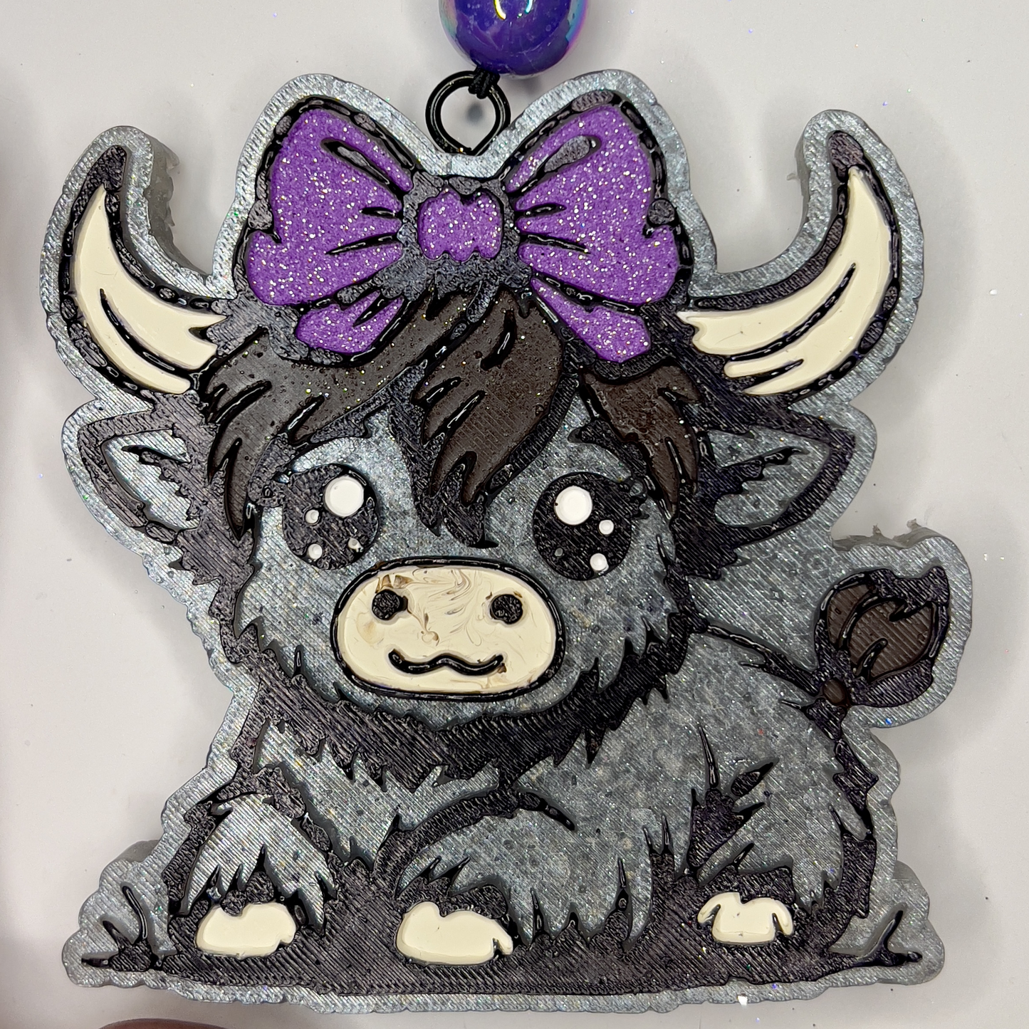 Freshie-Baby Highland Cow w/Bow