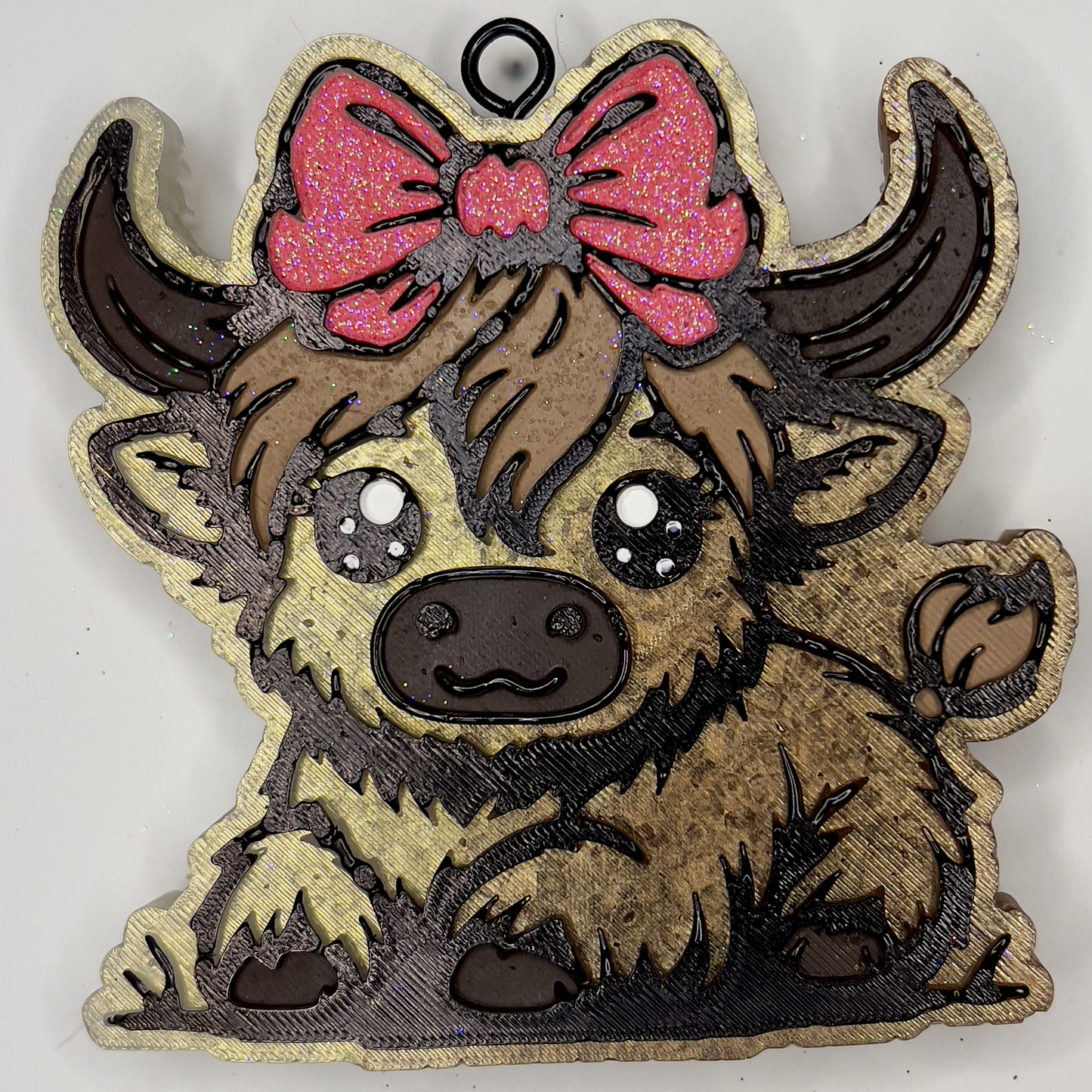 Freshie-Baby Highland Cow w/Bow