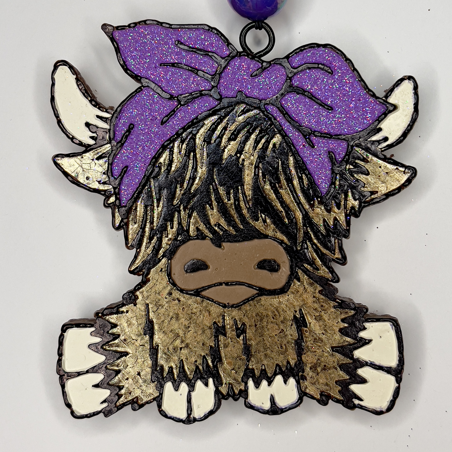 Freshie- Highland Cow w/Bow