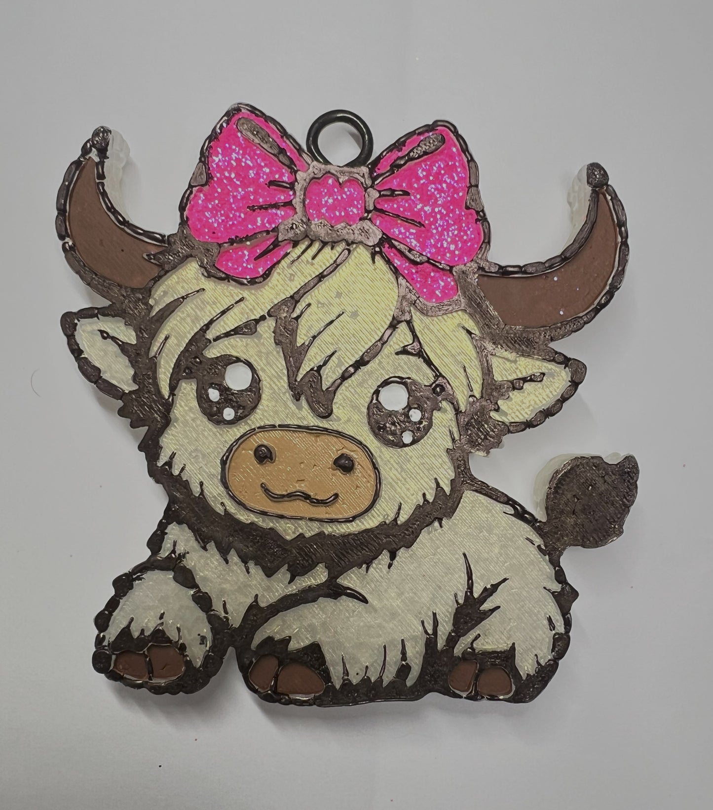 Freshie-Baby Highland Cow w/Bow